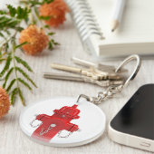 Rood brandhydraat sleutelhanger (Voorkant Rechts)