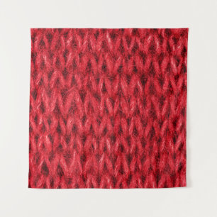 Rood breiwol textuur achtergrond. wandkleed