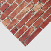 Rood Brick-wandtextuur Tissuepapier (Detail)