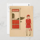 Rood Briefkaart (Voorkant / Achterkant)