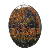 Rood bruin paard, herfst bossen. dartbord (Voorkant Rechts)