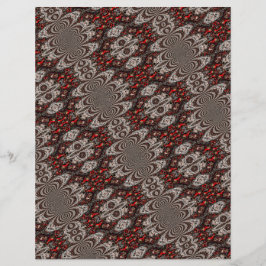 Rood/Bruin & Rood/Blauw Patroon Scrapbook Papier