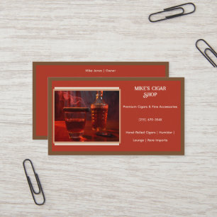 Rood Bruin Smoke Cigar Shop Visitekaartje