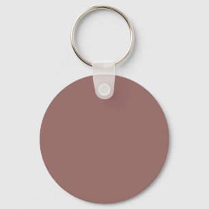 Rood Bruin Terracotta 976A66 Kleur met Naam Optie Sleutelhanger