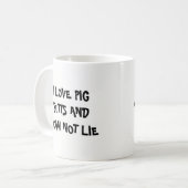 Rood buffelvarken met scharf koffiemok (Voorkant links)