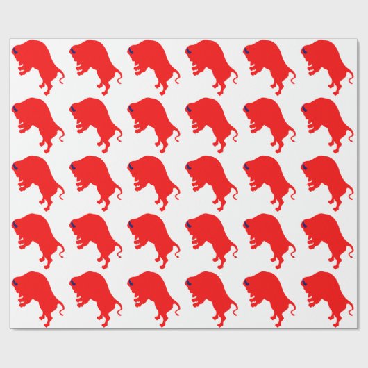 Rood bulkverlooppapier cadeaupapier (Vlak)