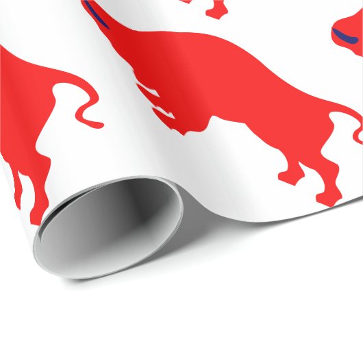 Rood bulkverlooppapier cadeaupapier (Rol Hoek)