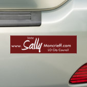Rood - bumpersticker (Op auto)