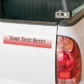Rood bumpersticker (Op Truck)