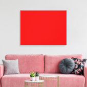 Rood Canvas Afdruk (Insitu (Woonkamer))
