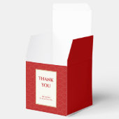 ROOD CHINEES CHINOISERIE BRUILOFT GUNST BEDANKDOOSJES (Geopend)