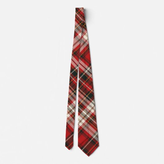 Rood, chocolade en room plakken stropdas (Achterkant)