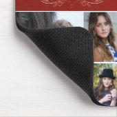 Rood Christelijk Vers Afstuderen 4 Fotocollage Muismat (Hoek)