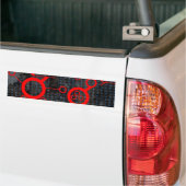 rood circuit bumpersticker (Op Truck)