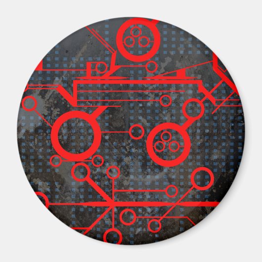 rood circuit magneet (Voorkant)