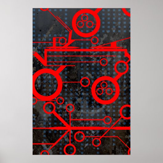 rood circuit poster (Voorkant)