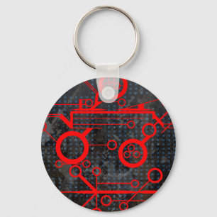 rood circuit sleutelhanger