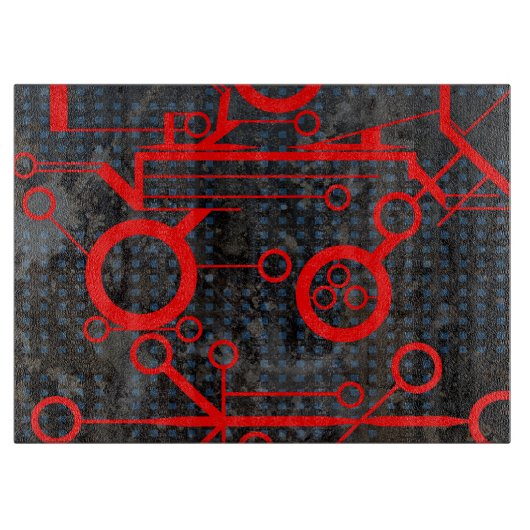 rood circuit snijplank (Voorkant)