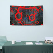 rood circuit spandoek (Beurs)