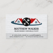 Rood Dak Home | Hardware Gereedschap Visitekaartje (Voorkant)