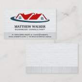 Rood Dak Home Logo Visitekaartje (Voorkant / Achterkant)