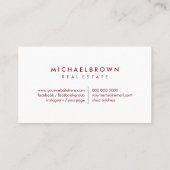 rood dak visitekaartje (Achterkant)