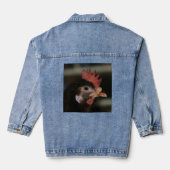 Rood Denim Jacket (Achterkant)