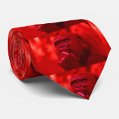 Rood denkend Gorilla Stropdas (Opgerold)