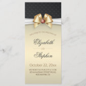 Rood diamanten-weddenschap rond wit en goud programma (Voorkant)