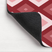 Rood diamantpatroon muismat (Hoek)