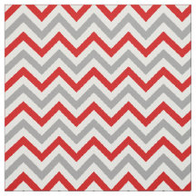 Rood, Dk Gray, White LG Chevron ZigZag Sz6