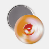 Rood draaiende muziekluidspreker magneet (Voorkant / Achterkant)