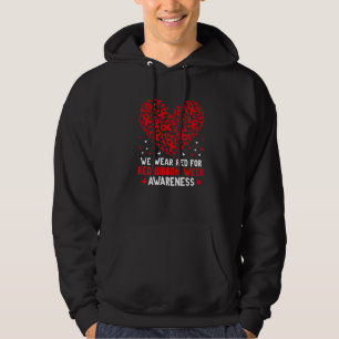 Rood dragen voor Red Ribbon Week bewustzijn drugsv Hoodie