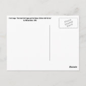 Rood drakenbriefkaart briefkaart (Achterkant)