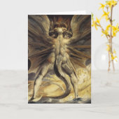 Rood drakenwenskaart kaart (Gele Bloem)