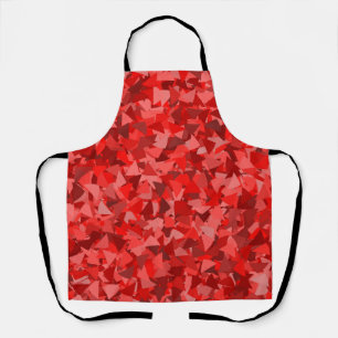Rood Driehoek Patroon Schort