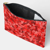 Rood Driehoekpatroon Groot Etui (Open)