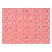 Rood driekleurig diamantpatroon tafelkleed (Voorkant (Horizontaal))