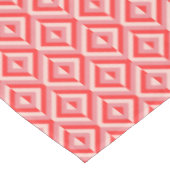 Rood driekleurig diamantpatroon tafelkleed (Gekanteld)