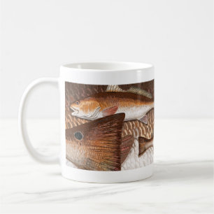 Rood drum (roodbaars) Grafisch Koffiemok