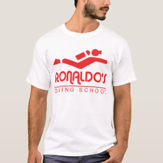 Rood duiken t-shirt