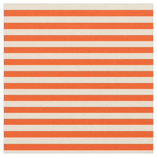 Rood en beige gekleurd Striped/Lined Pattern Stof (Close Up)