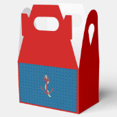 Rood en blauw anker bedankdoosjes (Geopend)
