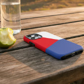  rood en blauw Eenvoudig kleurenblok Case-Mate iPhone Case