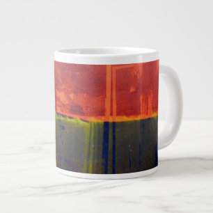 Rood en blauw jumbo beker