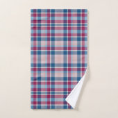 Rood en blauw Klassieke set handdoekset Bad Handdoek (Handdoek)