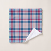 Rood en blauw Klassieke set handdoekset Bad Handdoek (Wasdoekje)