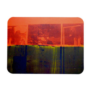 Rood en blauw magneet