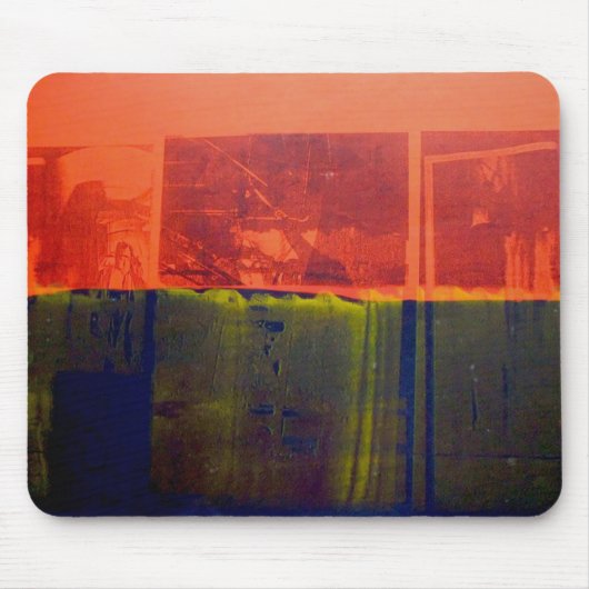 Rood en blauw muismat (Voorkant)