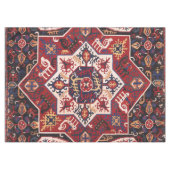 Rood en blauw Perzisch ontwerp Tafelkleed (Voorkant (Horizontaal))